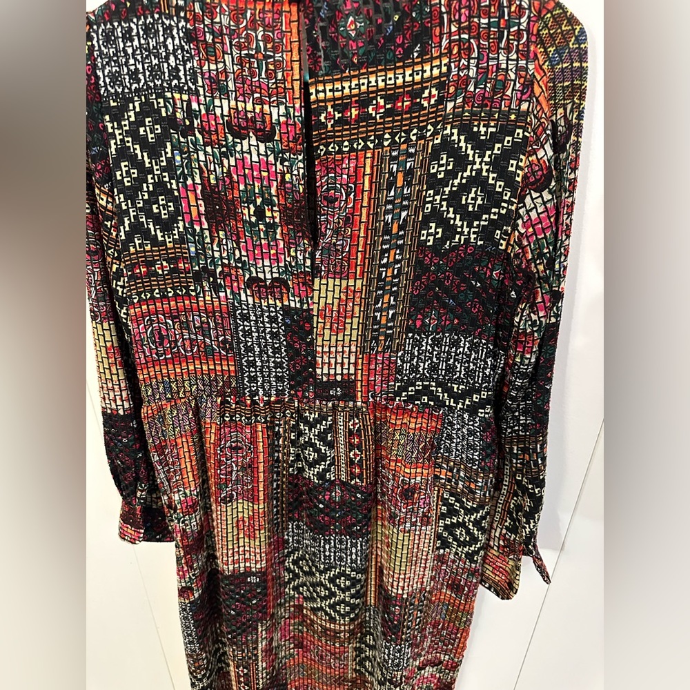 ZARA Patchwork Dress - Picture 3 of 5